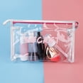 thumbnail image 4 of Bolso de maquillaje de PVC 2pcs / Set Impermeable Viaje Maquillaje Bolsa De Almacenamiento Organizador De Aseo Para Mujeres De Plata Plata Magideal Bolso de maquillaje de PVC, 4 of 7