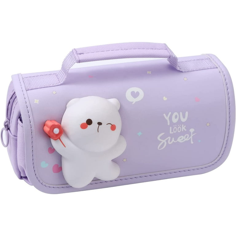 Barangmurahukdotcom - BMUK004724 Smiggle Shimmy Slimline Pencil Case Lilac  Purple RM 33 Keep your school stationery organised in this slimline soft  pencil case from our Shimmy range. 1 zipped compartments Carry Handle