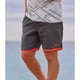 thumbnail image 3 of Atlas For Men - Pantalones Cortos Activo para Hombre - Pack de 2 (Gris, Gris Oscuro), 3 of 5