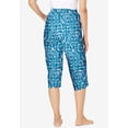 thumbnail image 2 of Dreams & Co. Plus Size Knit Sleep Capri, 2 of 6