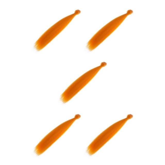 Pelucas a Granel Vogacara para Muñecas DIY Color Naranja Type2 NO2