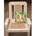 thumbnail image 2 of Carolines Treasures BB9880PW1818 Cocker Spaniel St.Patricks Fabric Decorative Pillow, 2 of 2