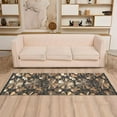 thumbnail image 2 of Yayeee Runner Rug for Bedroom 2'x6' Machine Washable Hallway Non Slip Mat, Metallic Flower, 2 of 8