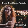 thumbnail image 5 of Open Box EF Lens for Canon - 85mm f1.8 Medium Telephoto Lenses Manual Camera Portrait Lens for Canon EOS Rebel T8i T7i T7 T6 T6s T6i T3i T2i SL3 SL2 4000D 2000D 5D Mark IV/6D II/7D 90D 80D 70D 60D, 5 of 8