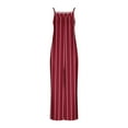 thumbnail image 5 of Women's Casual Pants Women'S Jumpsuits Summer Floral Print Boho Overalls With Pocket Casual Wide Leg Baggy Rompers Vacation Outfits,Red Women's Casual Pants M, 5 of 6