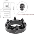 thumbnail image 2 of 24PCS 12x1.5 Chrome Extend Open Lug Nuts, 0.27 inch(7mm) Shank M12x1.5 Thread Aftermarket Wheels Lug Nuts for Tacoma 4Runner Tundra FJ Cruiser Ventury Sequoia Fortuner Land Cruiser HILUX GX460, 2 of 8