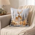thumbnail image 3 of Novryn Christmas Themed Pillowcase, Snowman Santa Cushion Cover for Sofa, Cozy Home Textile Decor for Everyday Comfort, 3 of 6