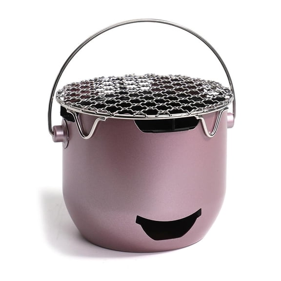 hejhncii Windproof Small Camping Grills Small Carbon Stove BBQ Portable Charcoal Grills For Outdoor Cooking Family Gathering