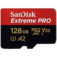 thumbnail image 1 of Memoria Micro SD SanDisk  128GB SANIDISK Extreme PRO Camara Accion A2 V30 U3 SDSQXCY-128G-GN6MA, 1 of 3
