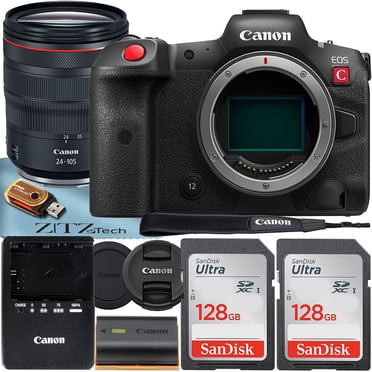 Canon EOS R5 C Cinema Camera Bundle with RF 24-105mm, EF 75-300mm ...