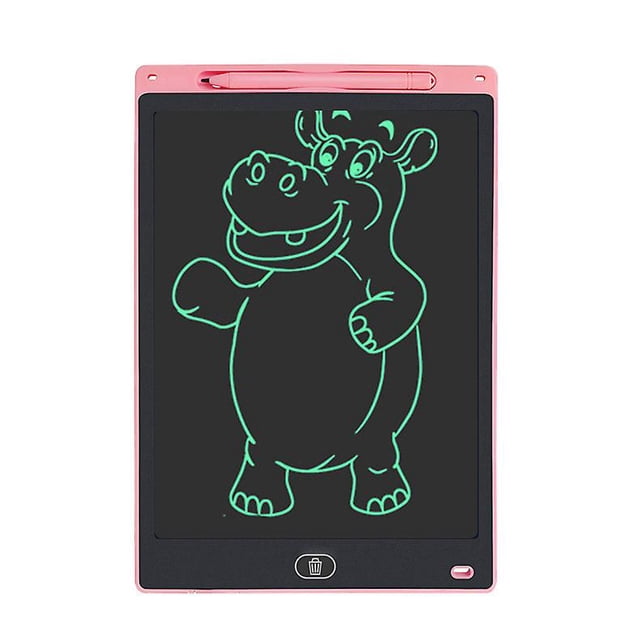 1 Pcs Pink LCD Digital Drawing Board, Hand-drawn Writing Pad, Practical LCD Screen, Tablet Computer and Pen