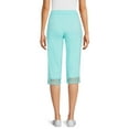 thumbnail image 5 of Real Size Women's 19" Pull On Crochet Stretch Capri, 5 of 5