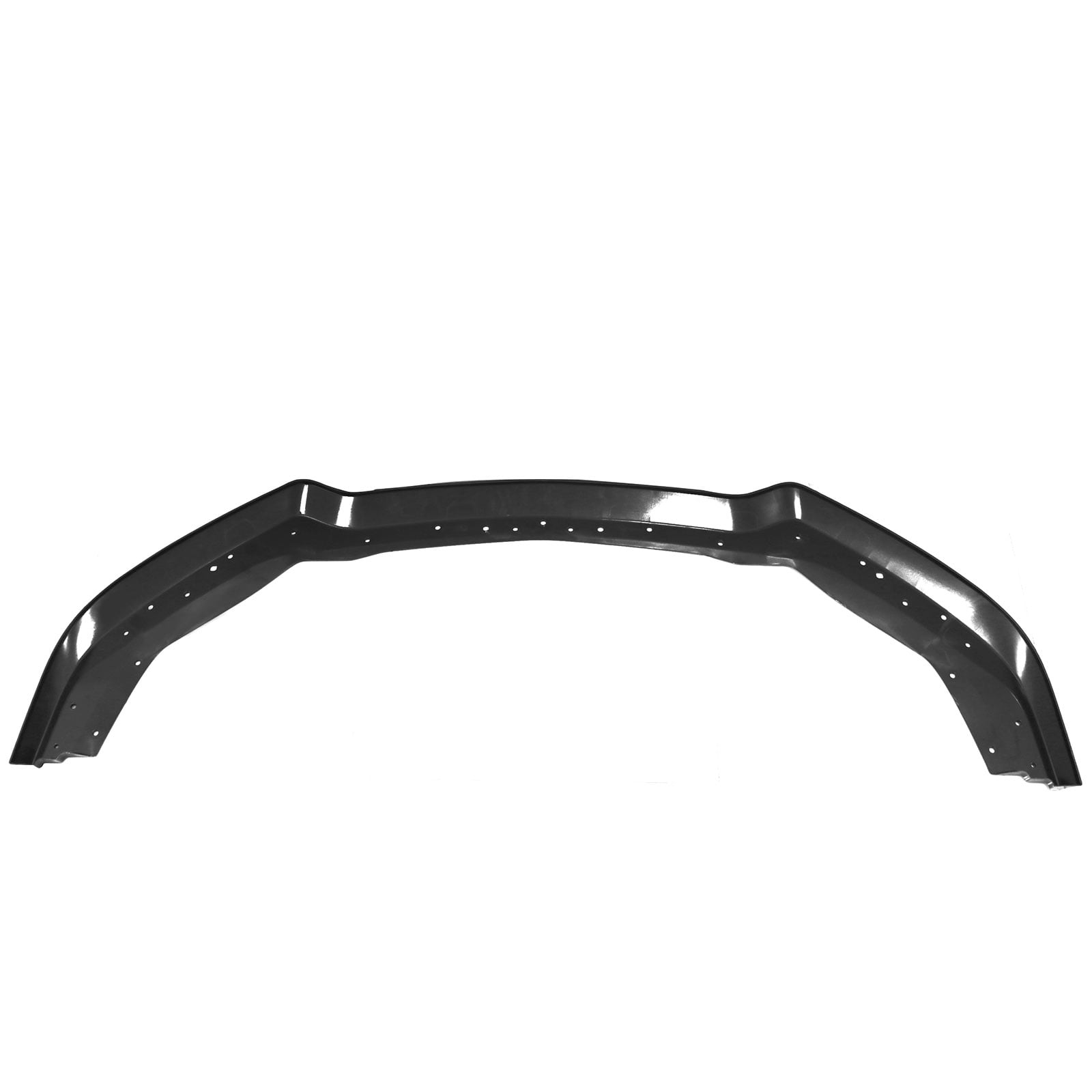 Ikon Motorsports Front Bumper Lip Compatible With 2021-2023 Ford Mustang Mach 1 Matte Black PP Polypropylene Handling Package Style Front Lip Spoiler Splitter