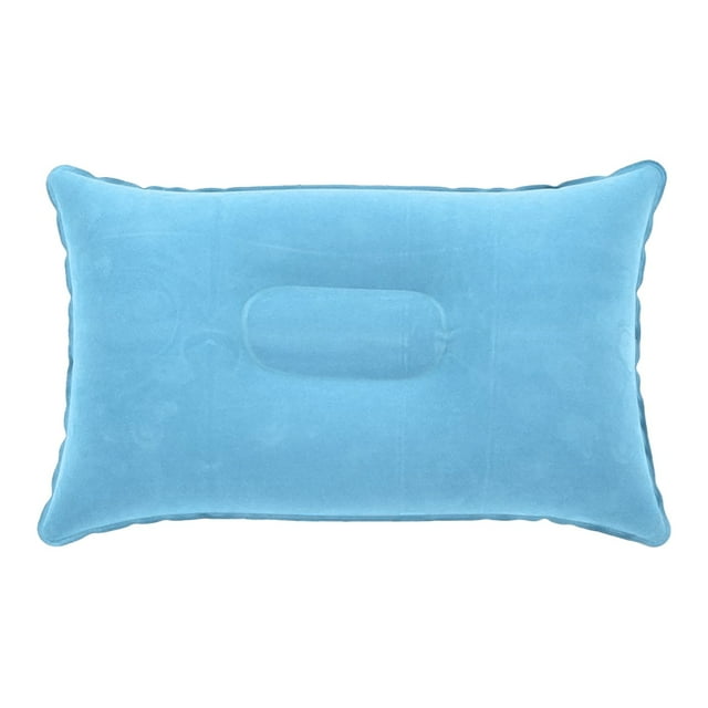 WIFKLSIIPG Coussin Gonflable d'Air Pliant Portable Carré, Coussin en Flocage Double Face