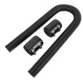 thumbnail image 1 of FLEXIBLE STAINLESS STEEL RADIATOR HOSE KIT WITH BILLET CLAMPS UNIVERSAL COOLANT WATER HOSE 36 INCH FOR ENGINE COMPARTMENT AND MORE, 1 of 7