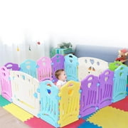 Angle View: ONHUNON Holiday Deal Toy for kids Baby Play Fence Children Activity Center Security Game Bed Home Indoor Outdoor