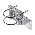 thumbnail image 3 of Soporte de montaje en poste, con pernos en U dobles, antivibración, soporte de poste de antena de hierro resistente con mordaza en V para exteriores., 3 of 9