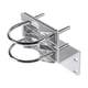 thumbnail image 3 of Soporte para poste de antena, soporte de hierro, resistente a la intemperie, con mordaza en V, abrazadera de mástil resistente con para exteri, 3 of 9