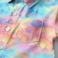 thumbnail image 7 of Fancifize Boys Short Sleeve Hawaiian Shirts Casual Color Block Button Down Aloha Shirt, Dad and Son Matching Hawaiian Shirts 2-15Y, 7 of 7