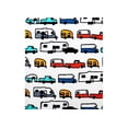 thumbnail image 4 of Camco 53303 Libatc, Beach Towel, Multi-Rv Pattern, 4 of 7