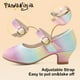 thumbnail image 3 of Zapatos de vestir PANDANINJIA Molly Mary Jane Tacones para niñas, 3 of 7