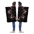 thumbnail image 2 of ASHLEIGH Deer Skull Butterfly Hooded Blanket 40x50 inches Toddler Kid Baby Boys Girls Blankets Throw Wrap, 2 of 2