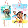 thumbnail image 1 of 1pcs/lot Pinatas Thème Moana Dessin Animé pour Enfants Filles Joyeux Anniversaire Événements Décorations de Fête DIY Paperboard Pinata, 1 of 1