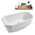 thumbnail image 2 of 63'' Streamline N630BNK Freestanding Tub and Tray With Internal Drain, 2 of 7