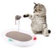 thumbnail image 4 of Pista de bolas para gatos, juguete para rascar, divertidos juguetes para gatos, juguete para atrapar ratones (blanco), 4 of 7