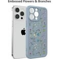 thumbnail image 2 of RALEAVO Floral Case for iPhone 13, Flower Branch Pattern Design Cute Cover Case for Girls Women Slim Thin Soft Silicone Shockproof Anti-Slip Phone Case for iPhone 13 (6.1"),Beige, 2 of 6