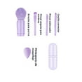 thumbnail image 3 of Set de mini brochas de maquillaje travel size Equate 4 brochas y 1 mini esponja con estuche, 3 of 4