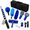 Blue-24 FT, variant on Blue 24 FT Telescoping Extension Pole Duster Kit for High Ceiling Cleaning