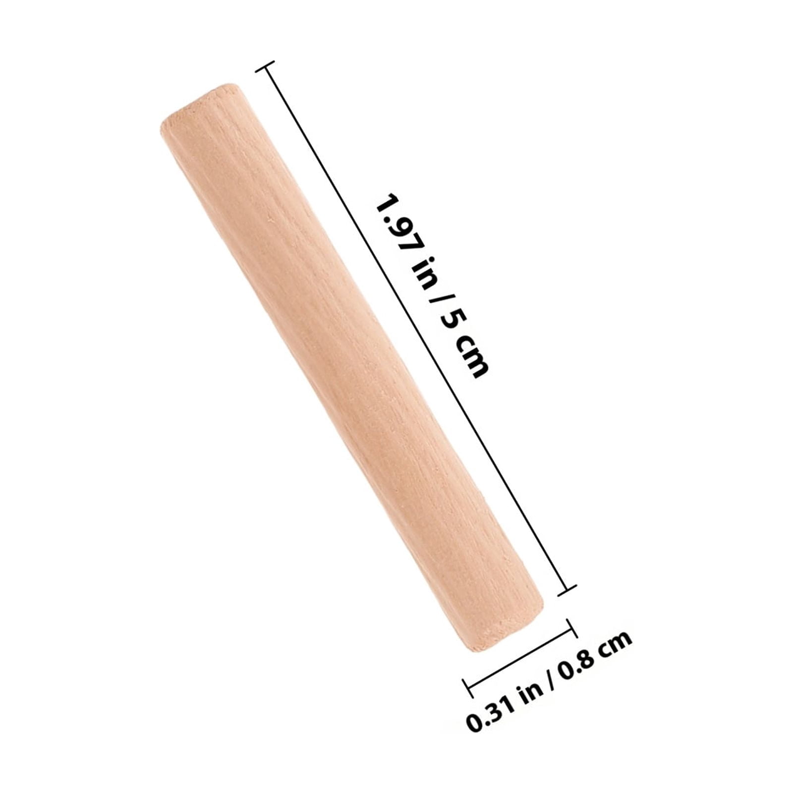 OUNONA Brown Wooden Craft Dowels for Furniture Assembly, Secure Connections, and Drawer Repair Kits