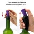 thumbnail image 5 of Tapas de silicona para botellas de cerveza, bebidas, Coca-Cola, refrescos, champán, antifugas, tapón Fresh Saver, accesorios de cocina y bar., 5 of 5