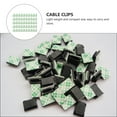 thumbnail image 5 of AURARMLET 100Pcs Black Wire Clips Adhesive Cable Fixing Buckles for Desk Wall Cable Organization, 5 of 7
