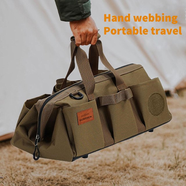 Bolsa de tela para herramientas de jardinería Bolsa de mano para herramientas de jardinería al aire libre organizador de accesorios de tienda bolsa de viaje portátil con múltiples bolsillos para acampar al aire libre FLhrweasw Nuevo