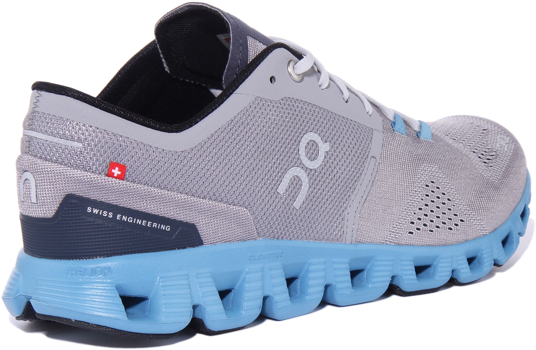 On Running Cloud X Men's Lace Up Running Shoes In Blue Size 12.5