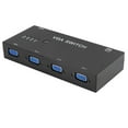 thumbnail image 2 of Accessoires Informatiques 4-en-1-Out, Switcher, Adaptateur VGA Plug And Play, pour Décodeurs, Ordinateurs Portables, Projecteurs, Vidéo, Audio Maison, 2 of 8