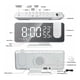 thumbnail image 4 of Reloj Despertador Petukita Box Con Radio y Proyector Espejo Blanco, 4 of 8
