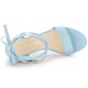thumbnail image 4 of Sandalias Cordón Arriba Talón Grueso Para Mujer Allegra K Cielo azul 37, 4 of 6