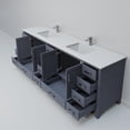 thumbnail image 6 of Jacques 84 in. W Dark Grey Double Bath Vanity, Cultured Marble Top, and Faucet Set, 6 of 8
