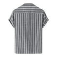 thumbnail image 7 of Save On Summer Checked Shirt for Mens Scooped Neck Tee Short Sleeve Tops Pullover Sweater Blouses Plain Classic Quick Dry Tunic Blouses Beach Gym Workout Running Casual Clothes, 7 of 7