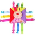 thumbnail image 1 of Juguetes de almohada de bucle para niños pequeños, juguete de aprendizaje de actividad sensorial motora, conejo, 1 of 5