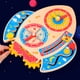 thumbnail image 4 of Rocket Hanging Board Colorido Rocket Time Calendar Amigable Con La Piel Rompecabezas Cognitivo Reloj De Cohete Juguete Reloj Cognitivo No Tóxico Juguete Para Niños Mayores De 36 Años Serendint FN002597-00, 4 of 6