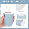 thumbnail image 3 of 60 Pieces 9 Ounce Disposable Paper Cups Gradient Blue Party Cups Drinking Cups for Party, DIY, and Holiday, 4 Colors, 3 of 14