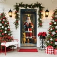thumbnail image 6 of Christmas Door Decoration 35X71Inch Christmas Door Cover Xmas Hanging Santa Claus Banner Backdrop for Front Door Large Photography Party Background for Outdoor Indoor Home Christmas Decoration, 6 of 6