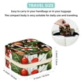 thumbnail image 5 of Christmas Crutches Travel Portable Square Decorative Box with Necklace Holder and Jewelry Organizer - Ideal for Rings, Earrings, Necklaces, Bracelets - Suitable for Girls and Women, 5 of 6