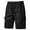 Black, variant on Men's Shorts Casual Classic Fit Drawstring Summer Beach Shorts with Elastic Waist and Pockets (Dark Gray,XL)