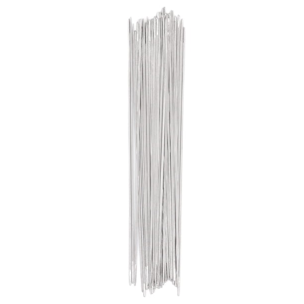 Agujas Para Rebordear, Acero Inoxidable, Fáciles De Usar, Eficaces, Agujas Para Rebordear Con Ojos Grandes Para Hacer Joyas De Bricolaje Para Collares