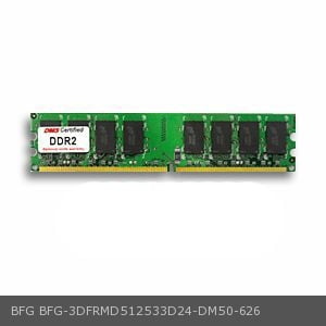 - BFG 3DFRMD512533D24 equivalent 512MB DMS Certified Memory DDR2-533 (PC2-4200) 64x64 CL4 1.8v 240 Pin DIMM - DMS